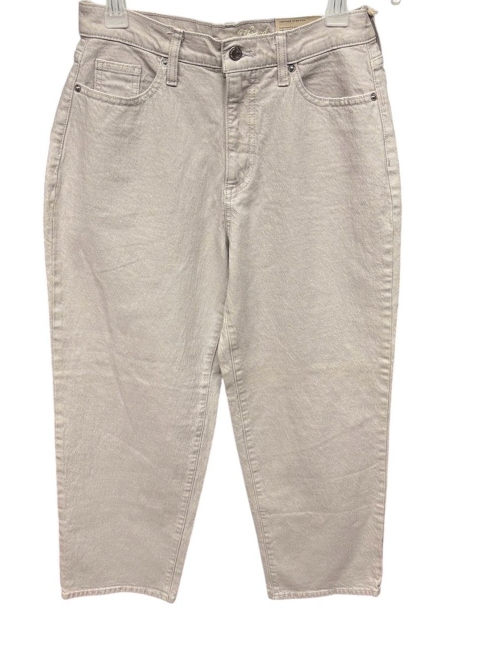 Universal Thread Beige Straight High-Rise Jeans Size 6/28R
